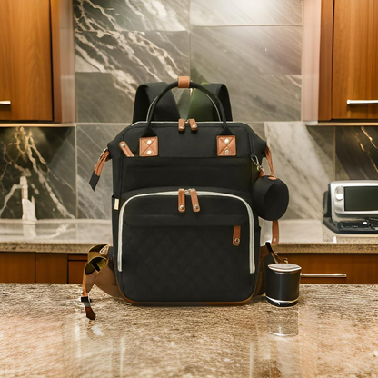 MUNIBag - Vanntett USB-stelleveske med stor kapasitet for moderne mødre