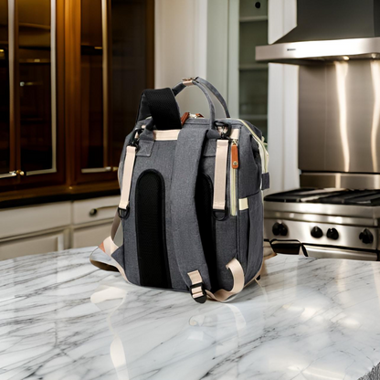 MUNIBag - Vanntett USB-stelleveske med stor kapasitet for moderne mødre
