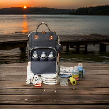 MUNIBag - Vanntett USB-stelleveske med stor kapasitet for moderne mødre